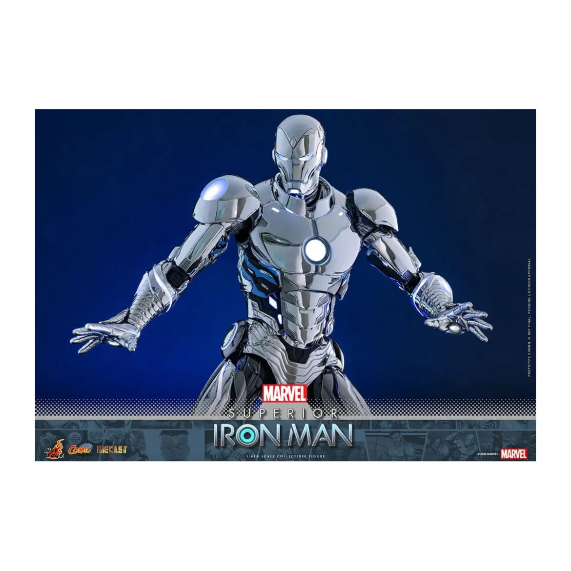 Hot Toys Marvel - Superior Iron Man Die Cast MMS 1/6