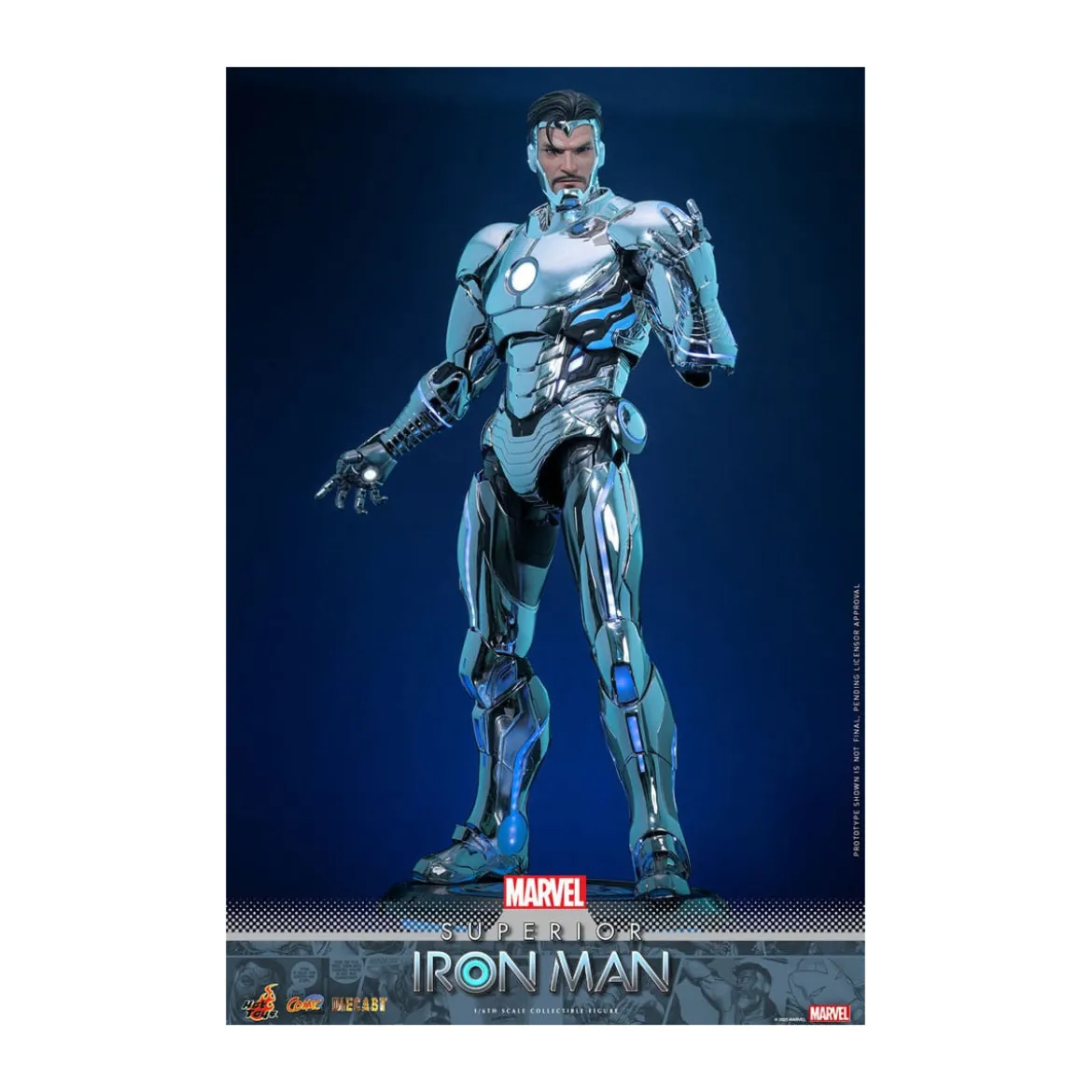 Hot Toys Marvel - Superior Iron Man Die Cast MMS 1/6