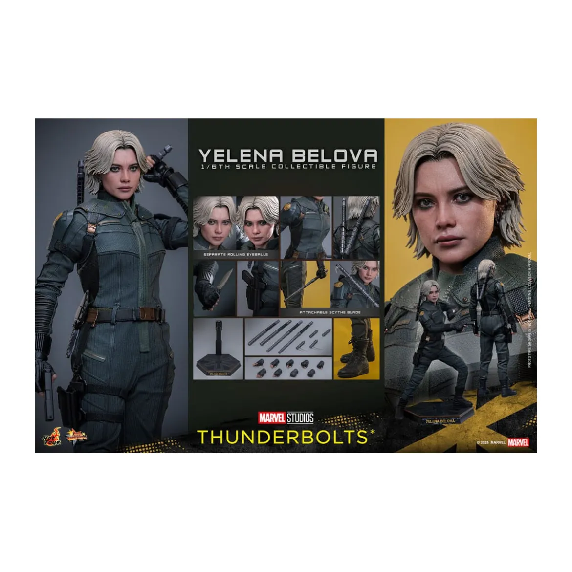 Hot Toys Marvel Thunderbolts - YELENA BELOVA MMS 1/6