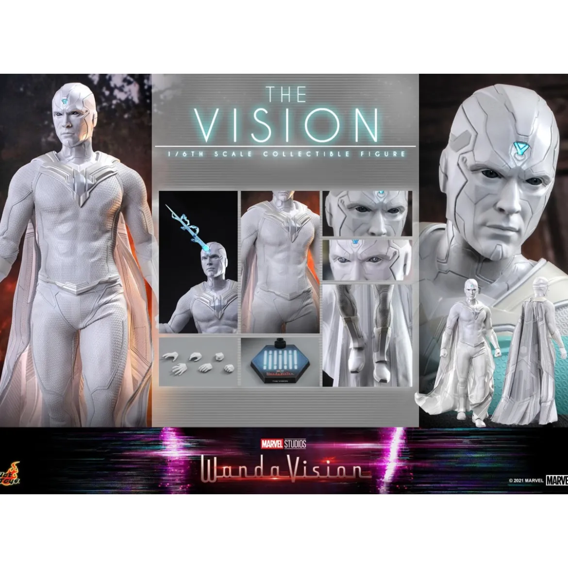 Hot Toys Marvel - Wandavision - White Vision 1/6