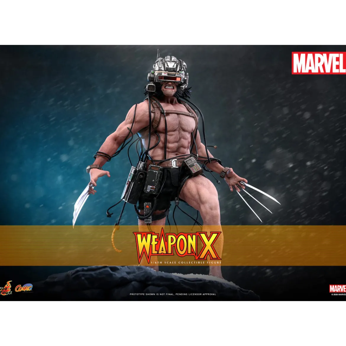 Hot Toys Marvel - Weapon X - Comics Masterpiece 1/6