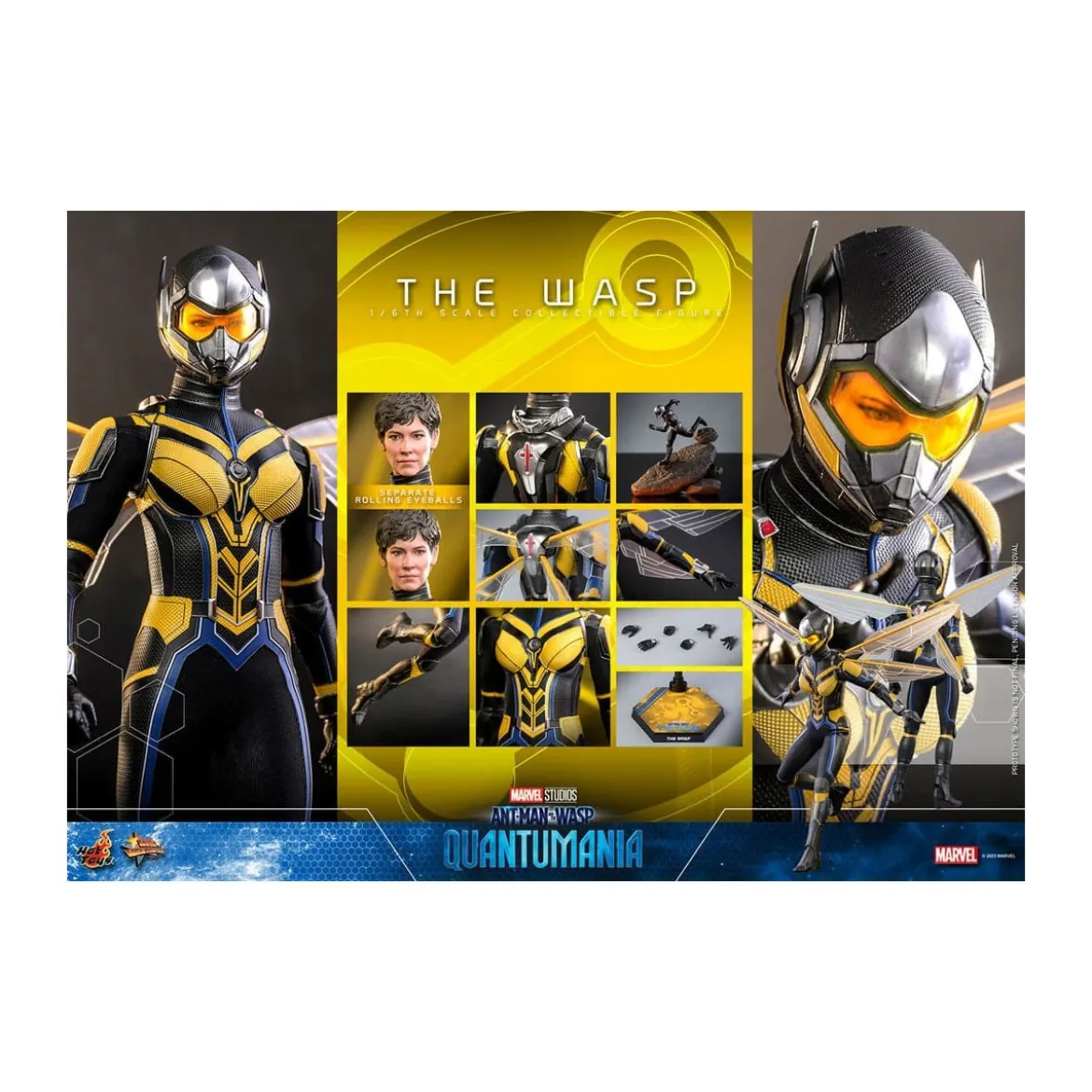 Hot Toys Movie Masterpiece 1/6 The Wasp - AntMan & The Wasp: Quantumania