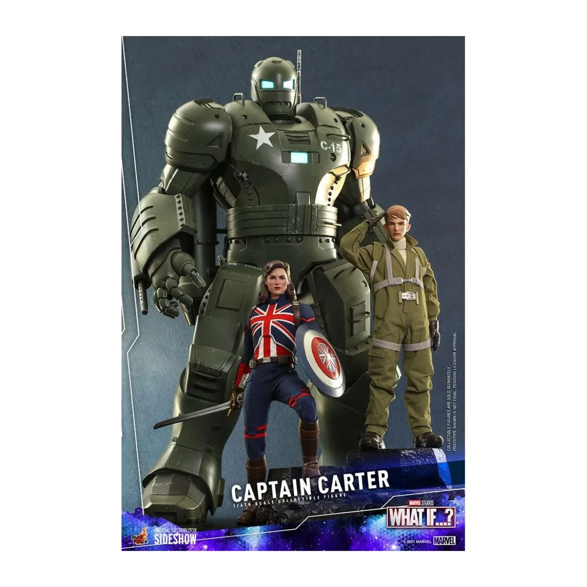Hot Toys Movie Masterpiece - What If...? Captain Carter Figurine 1/6