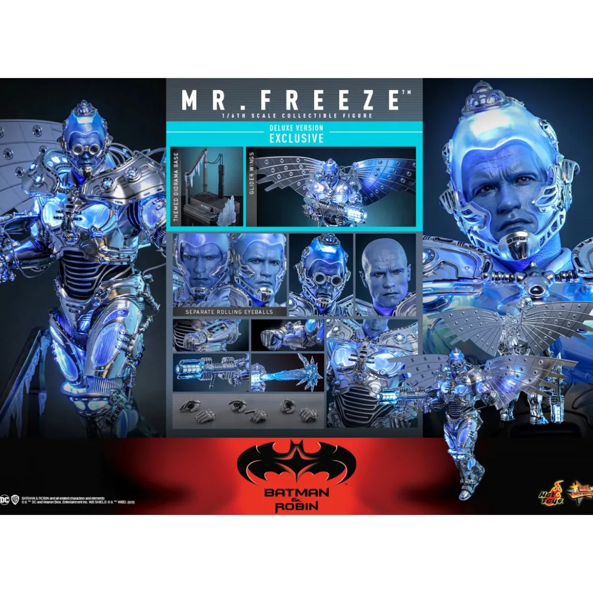Hot Toys - MR. FREEZE Deluxe Version - Batman & Robin MMS 1/6