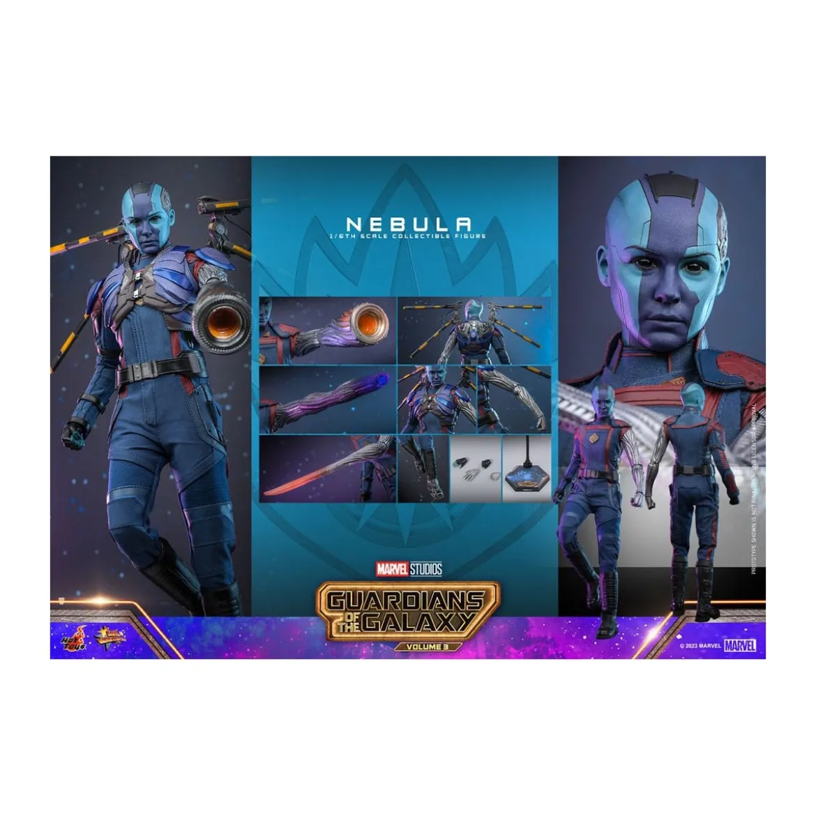 Hot Toys - Nebula - Les Gardiens de la Galaxie Vol.3 Movie Masterpiece Series 1/6