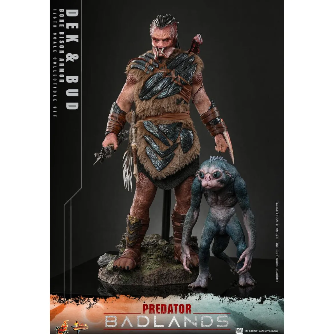 Hot Toys - Predator: Badlands - Dek (Bone Bison Armor) and Bud MMS 1/6