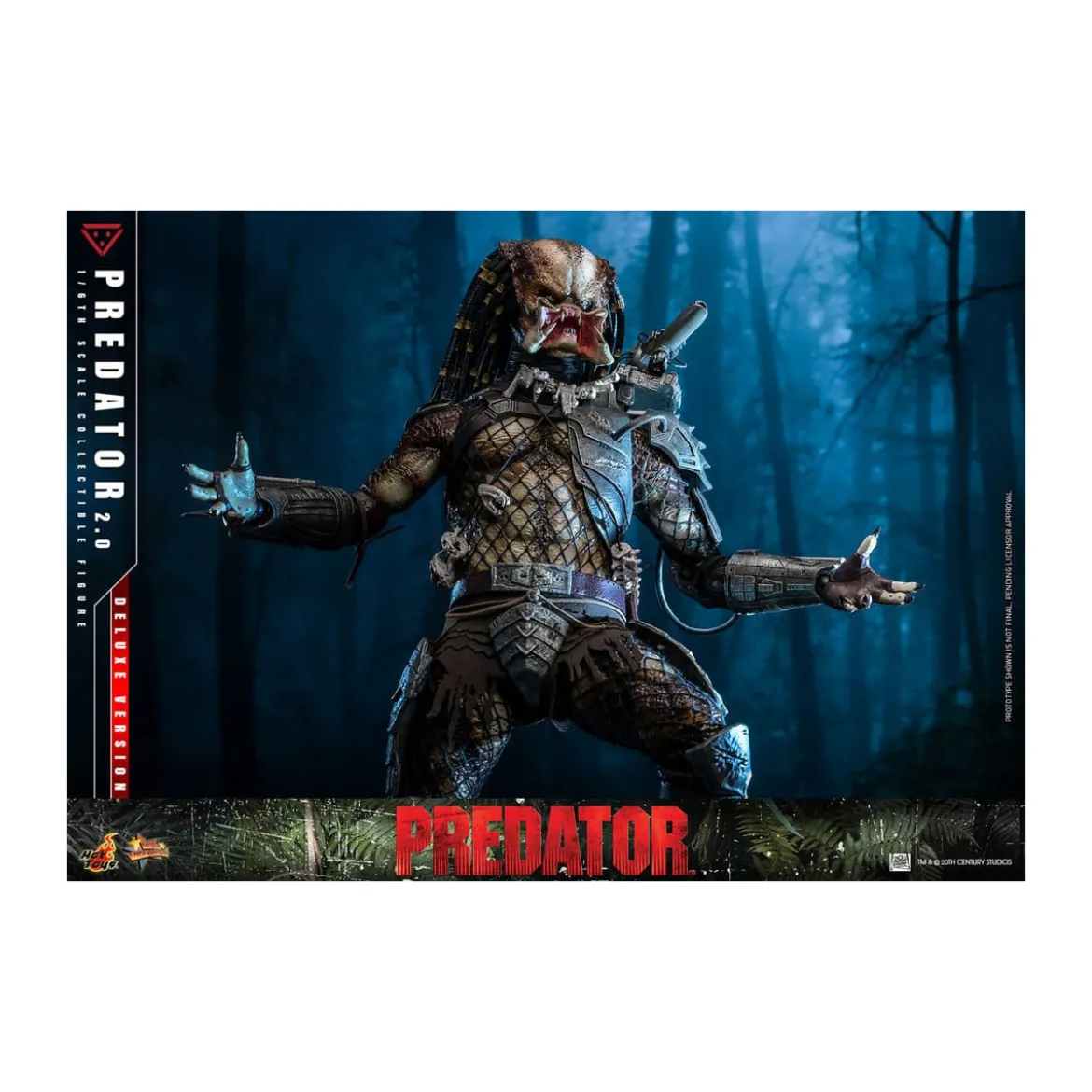 Hot Toys - Predator 2.0 Deluxe Version - Jungle Hunter