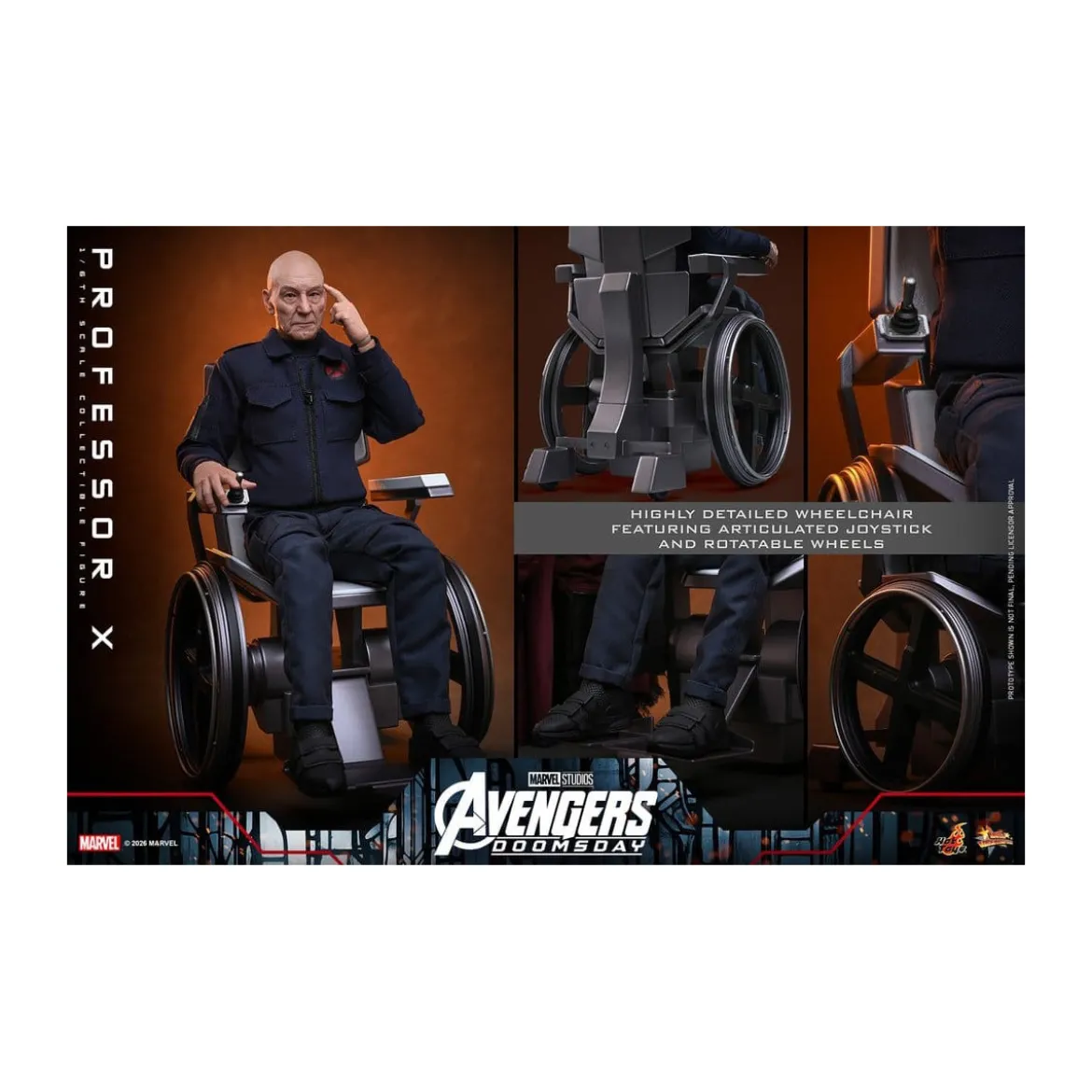 Hot Toys - Professor X 1/6 - Avengers: Doomsday
