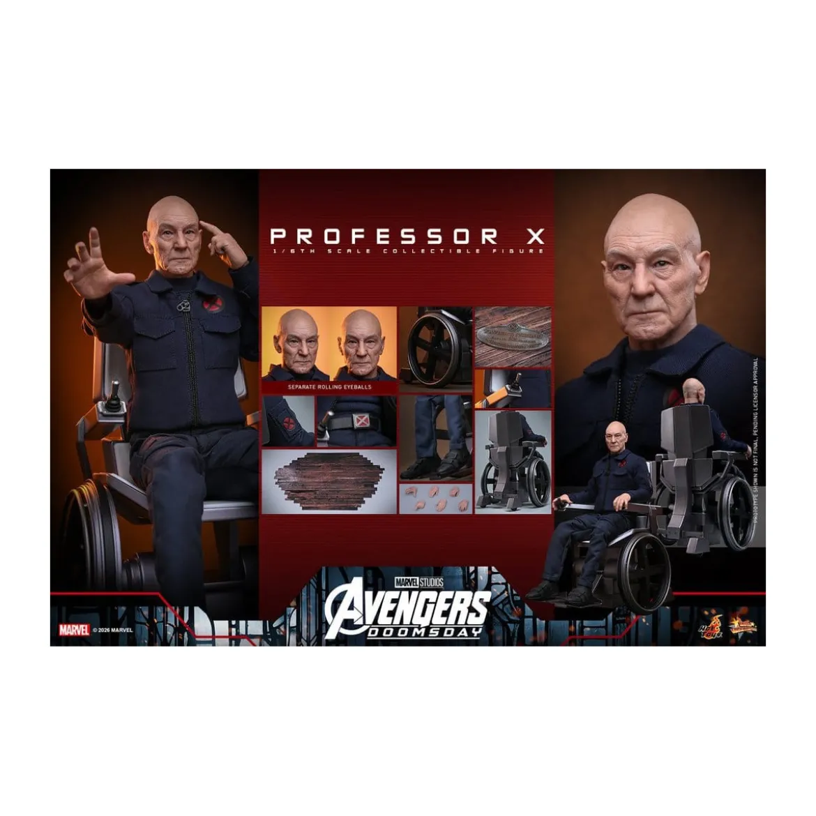 Hot Toys - Professor X 1/6 - Avengers: Doomsday