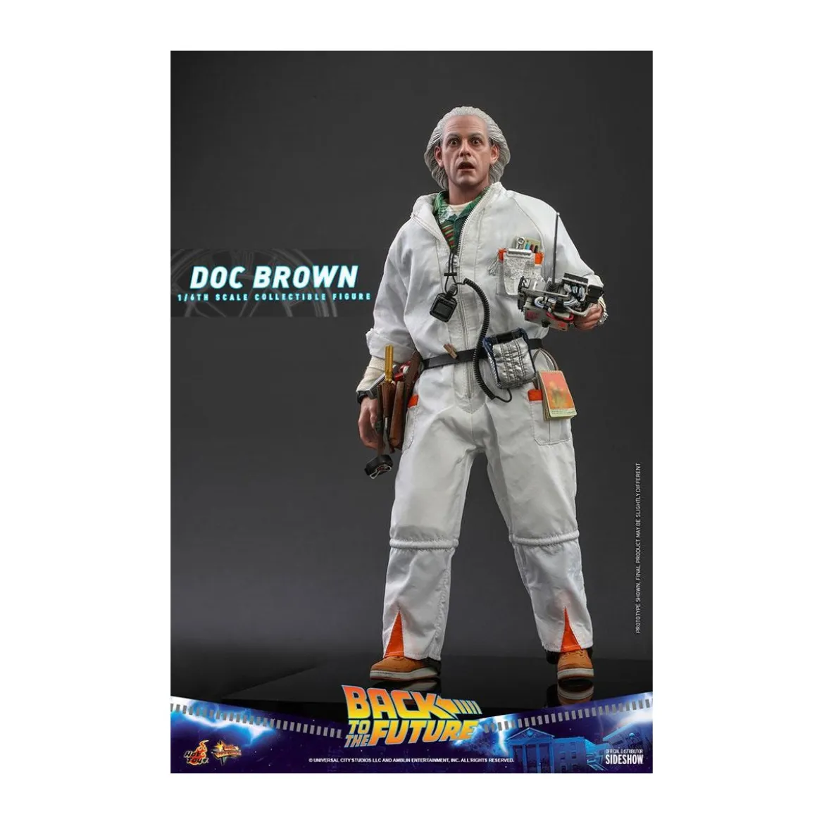 Hot Toys Retour vers le futur Doc Brown figurine 1/6