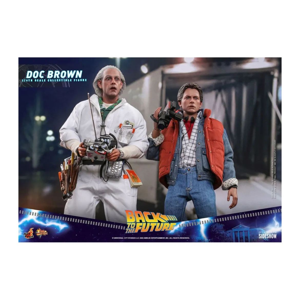 Hot Toys Retour vers le futur Doc Brown figurine 1/6
