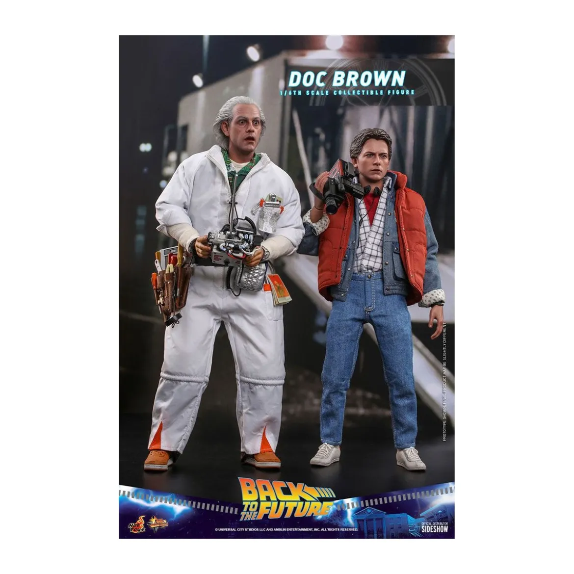 Hot Toys Retour vers le futur Doc Brown figurine 1/6