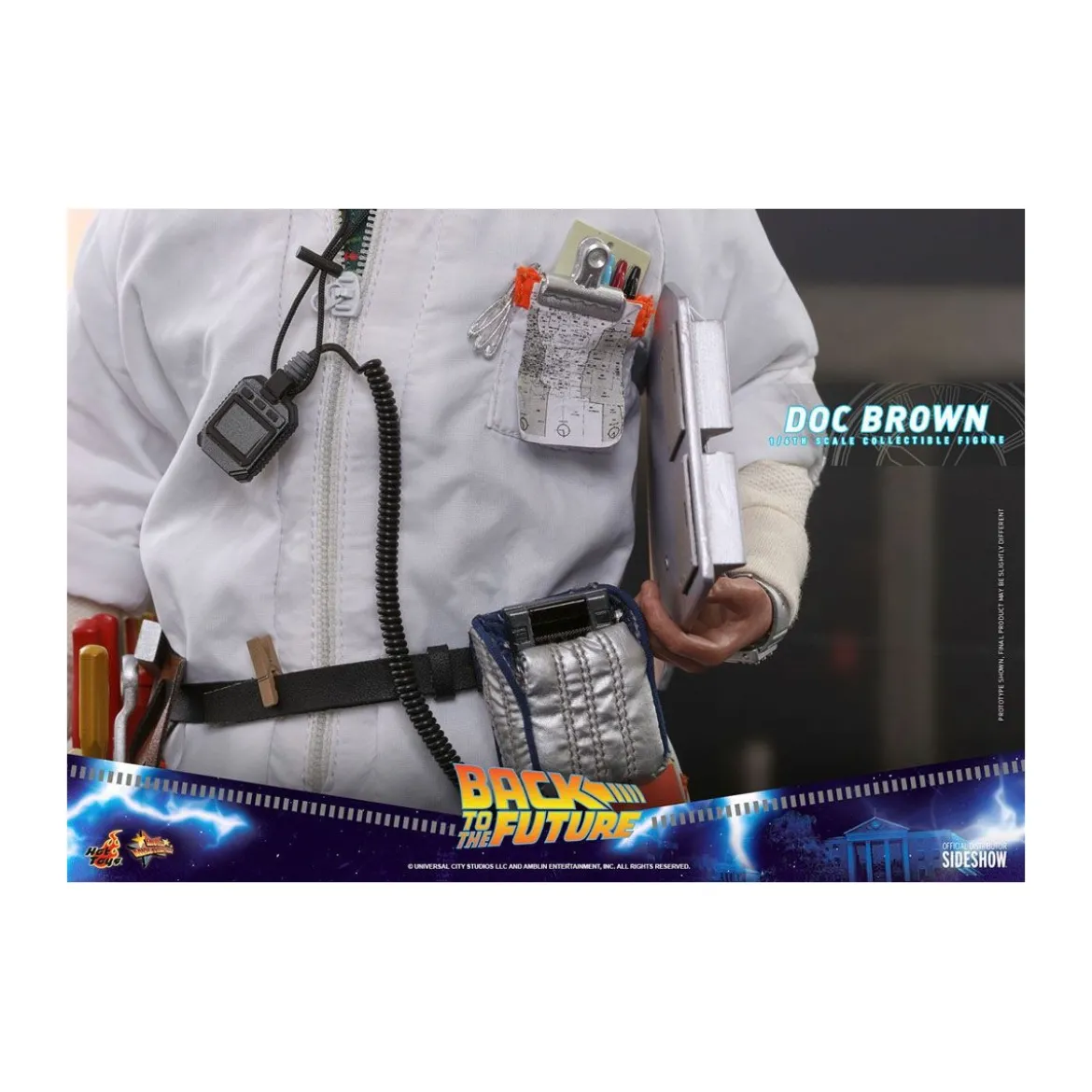 Hot Toys Retour vers le futur Doc Brown figurine 1/6