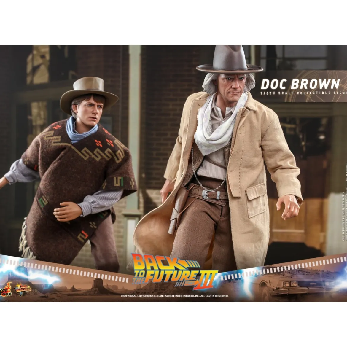 Hot Toys Retour vers le futur 3 - Doc Brown Movie masterpiece 1/6