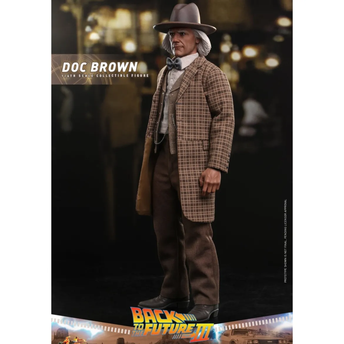 Hot Toys Retour vers le futur 3 - Doc Brown Movie masterpiece 1/6