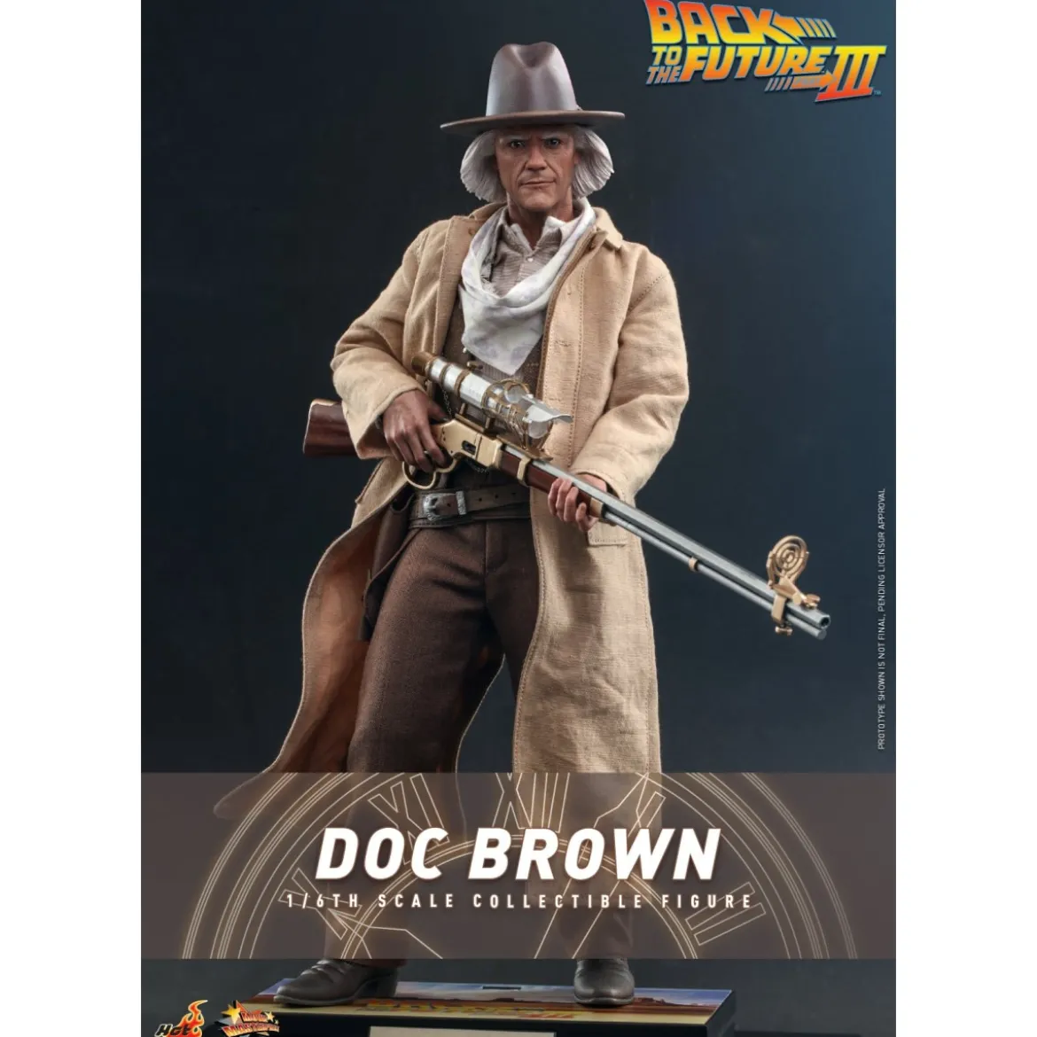 Hot Toys Retour vers le futur 3 - Doc Brown Movie masterpiece 1/6
