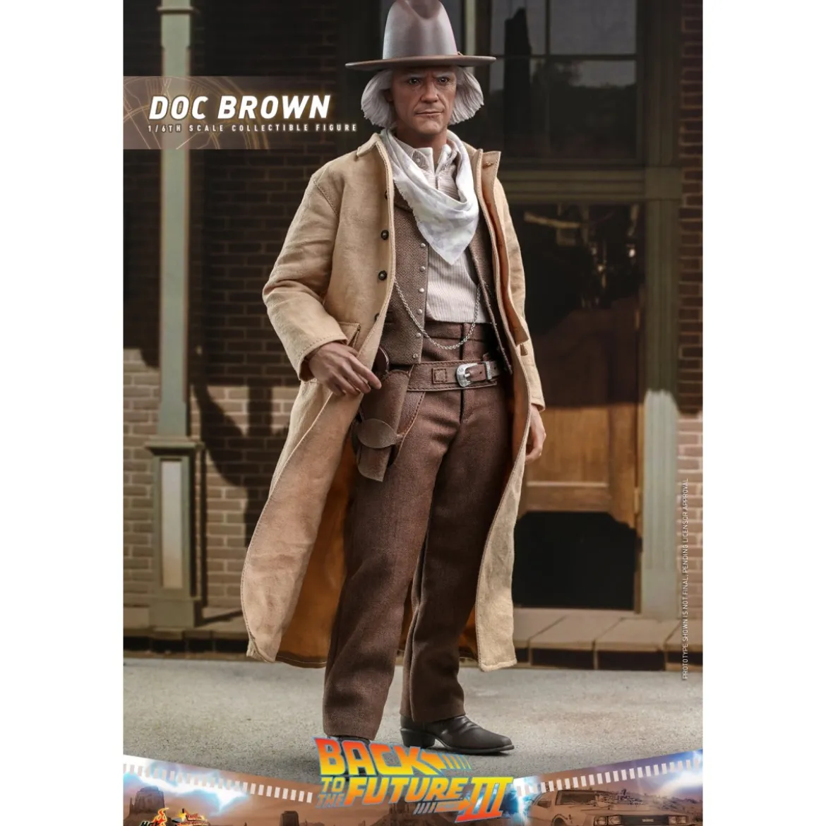 Hot Toys Retour vers le futur 3 - Doc Brown Movie masterpiece 1/6
