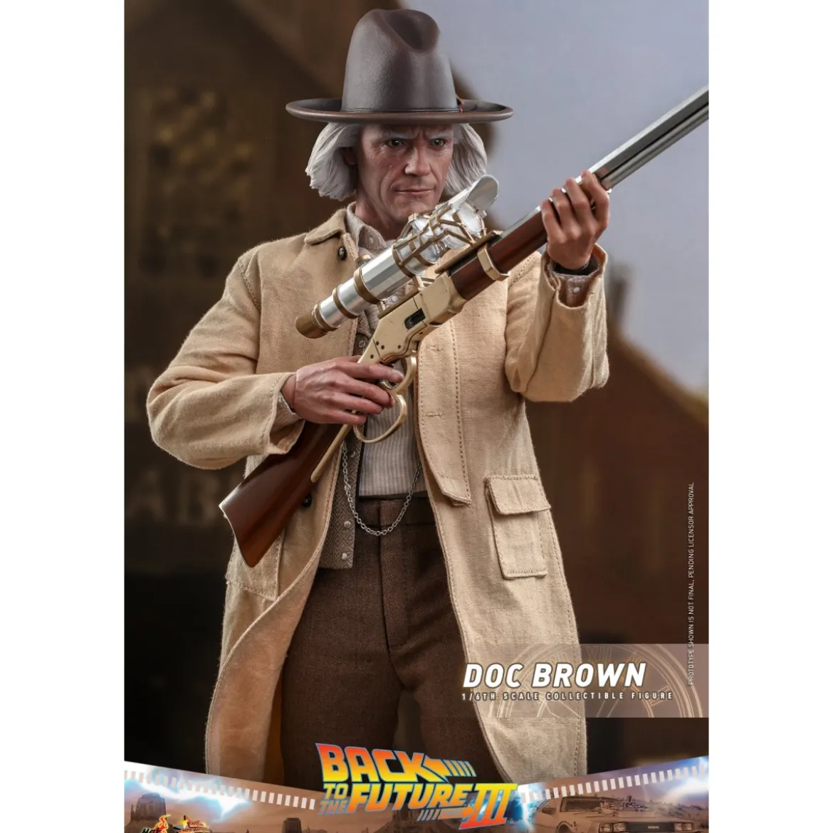 Hot Toys Retour vers le futur 3 - Doc Brown Movie masterpiece 1/6