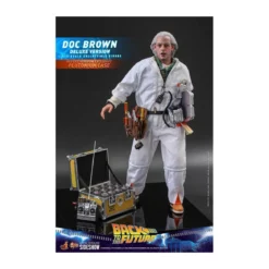 Hot Toys Retour vers le futur Doc Brown Deluxe Version figurine 1/6