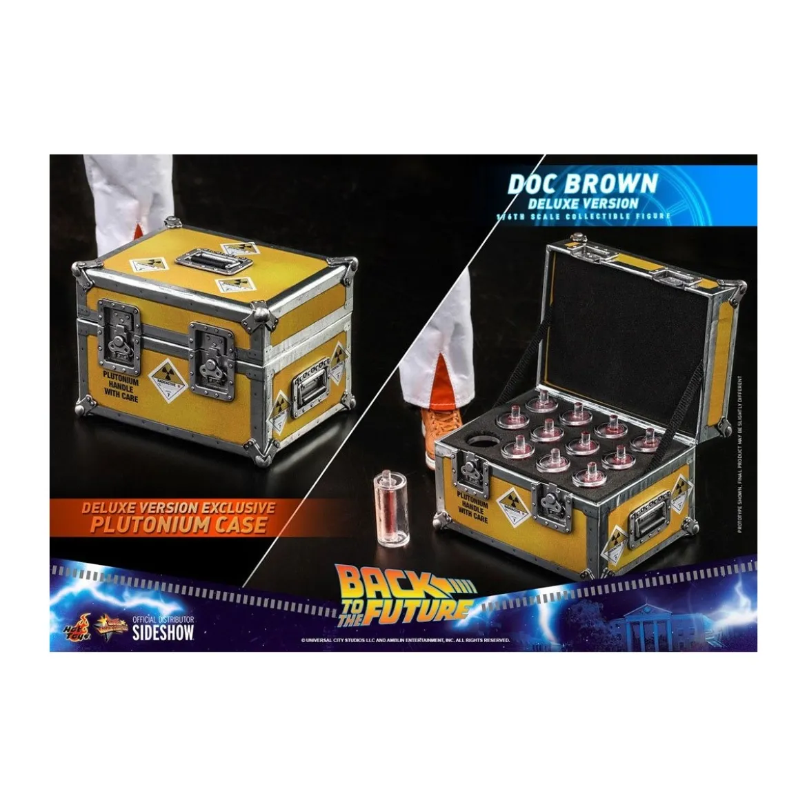 Hot Toys Retour vers le futur Doc Brown Deluxe Version figurine 1/6