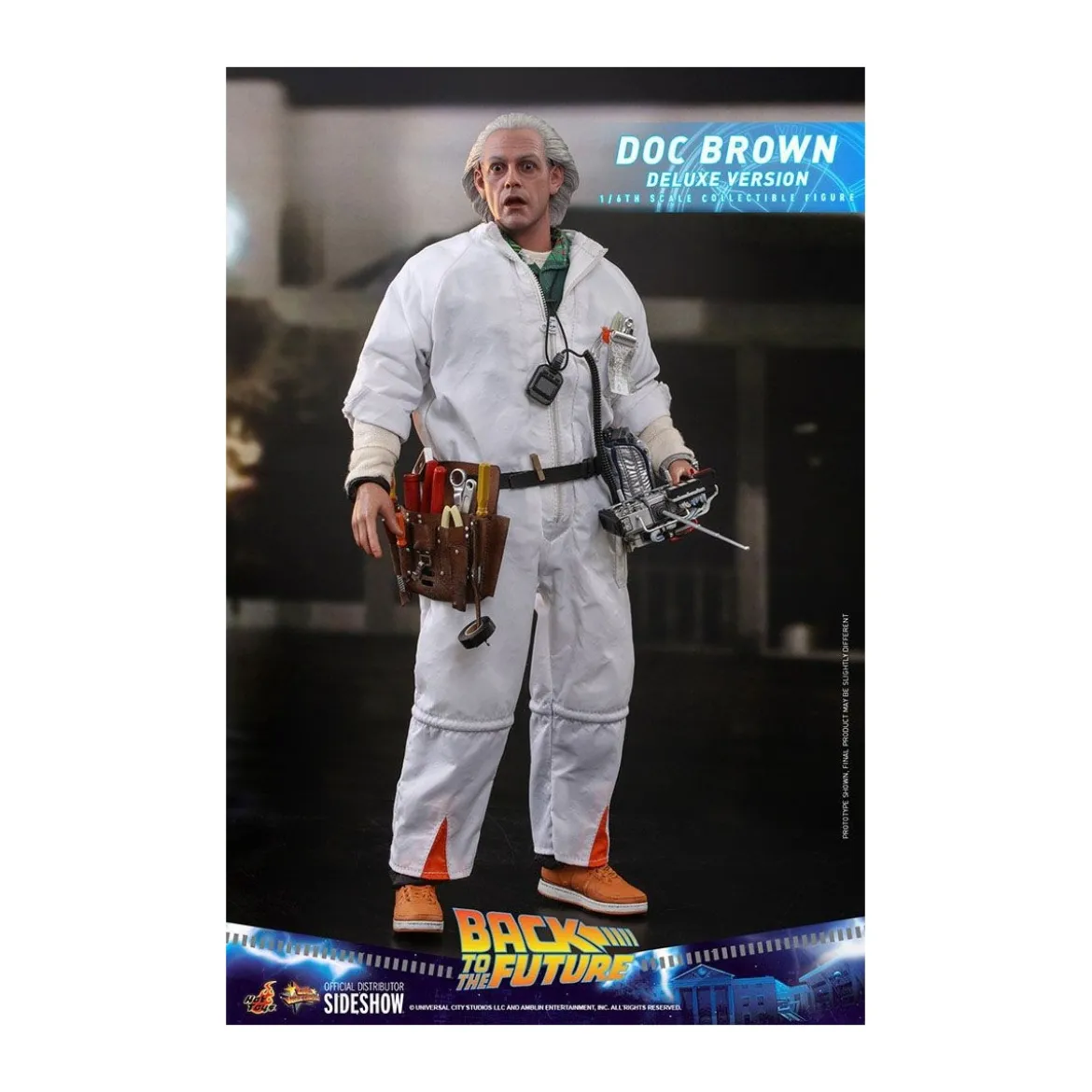 Hot Toys Retour vers le futur Doc Brown Deluxe Version figurine 1/6