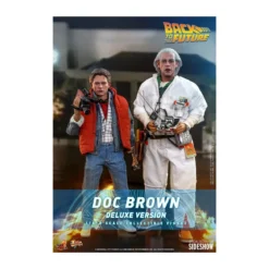 Hot Toys Retour vers le futur Doc Brown Deluxe Version figurine 1/6