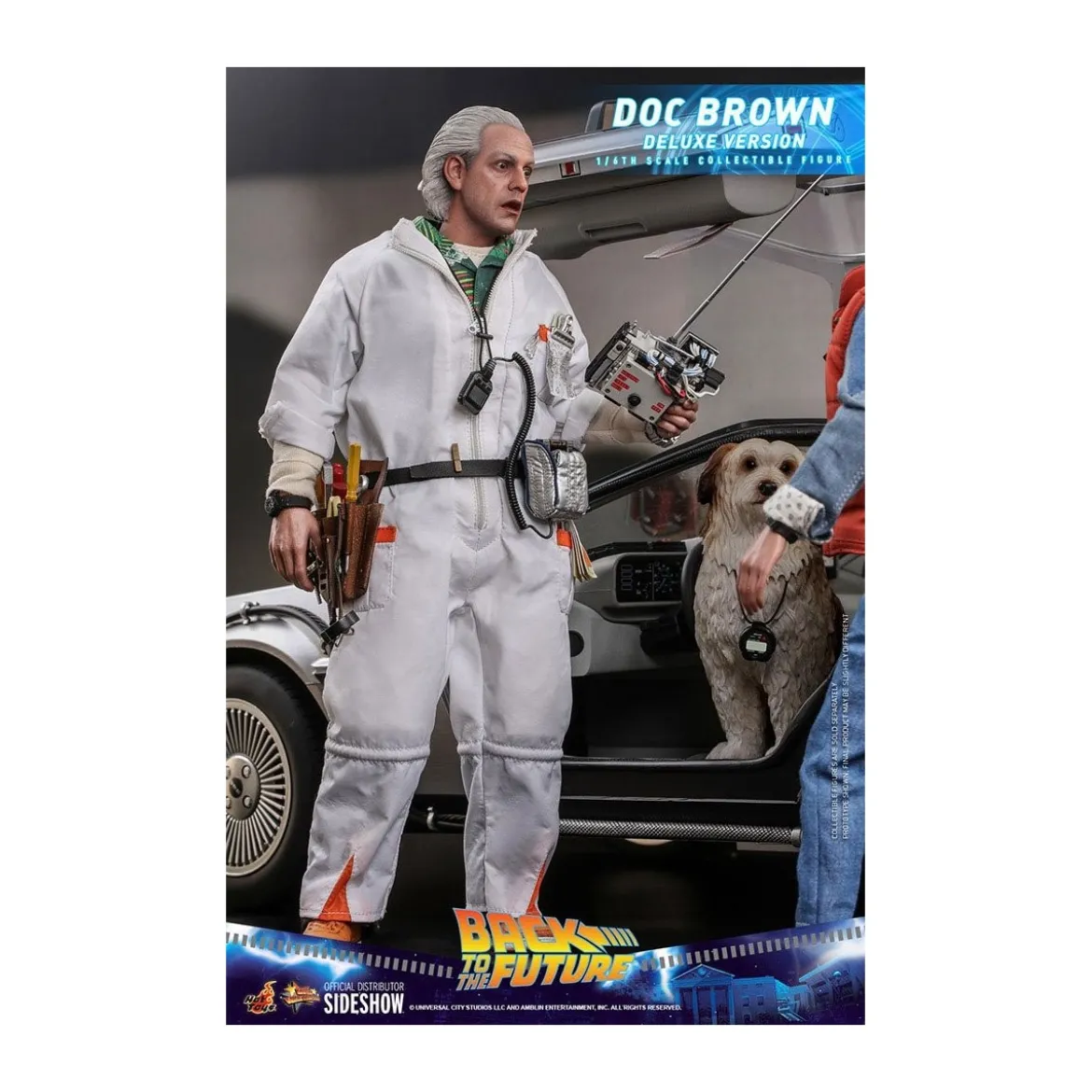 Hot Toys Retour vers le futur Doc Brown Deluxe Version figurine 1/6