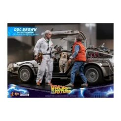 Hot Toys Retour vers le futur Doc Brown Deluxe Version figurine 1/6