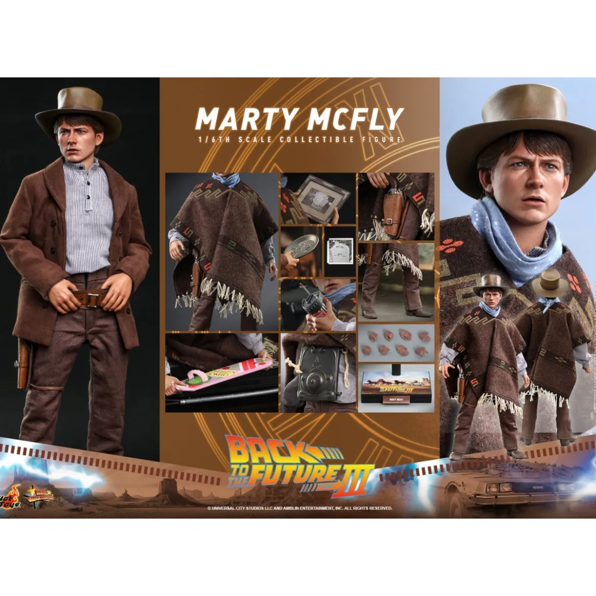 Hot Toys Retour vers le futur 3 - Marty McFly Movie masterpiece 1/6