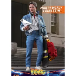 Hot Toys Retour vers le futur Marty McFly & Enstein figurine 1/6