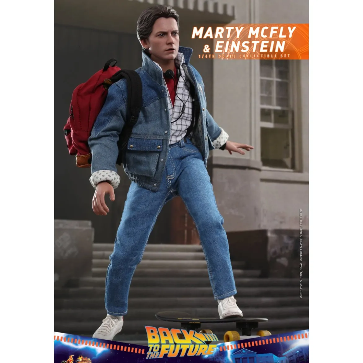 Hot Toys Retour vers le futur Marty McFly & Enstein figurine 1/6