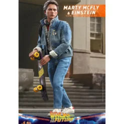 Hot Toys Retour vers le futur Marty McFly & Enstein figurine 1/6