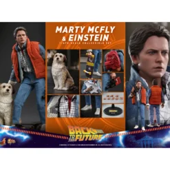 Hot Toys Retour vers le futur Marty McFly & Enstein figurine 1/6