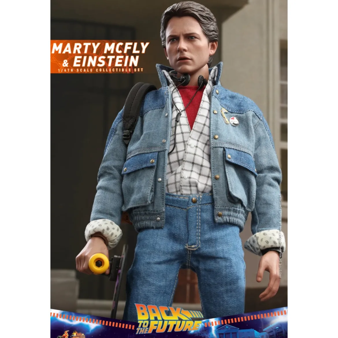 Hot Toys Retour vers le futur Marty McFly & Enstein figurine 1/6