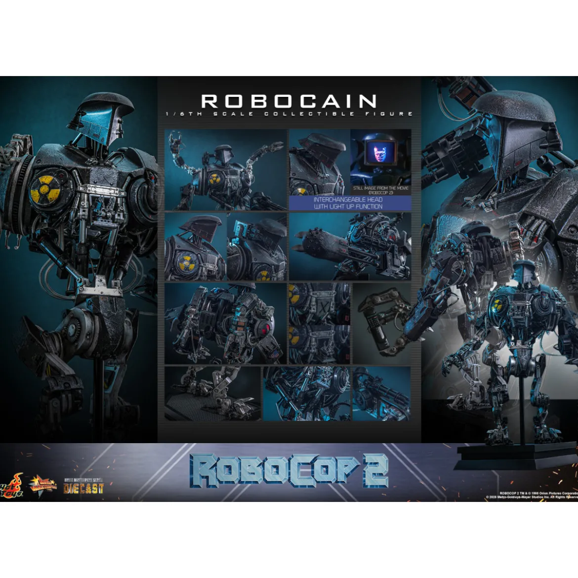 Hot Toys - Robocop 2 - RoboCain Movie Masterpiece figurine 1/6