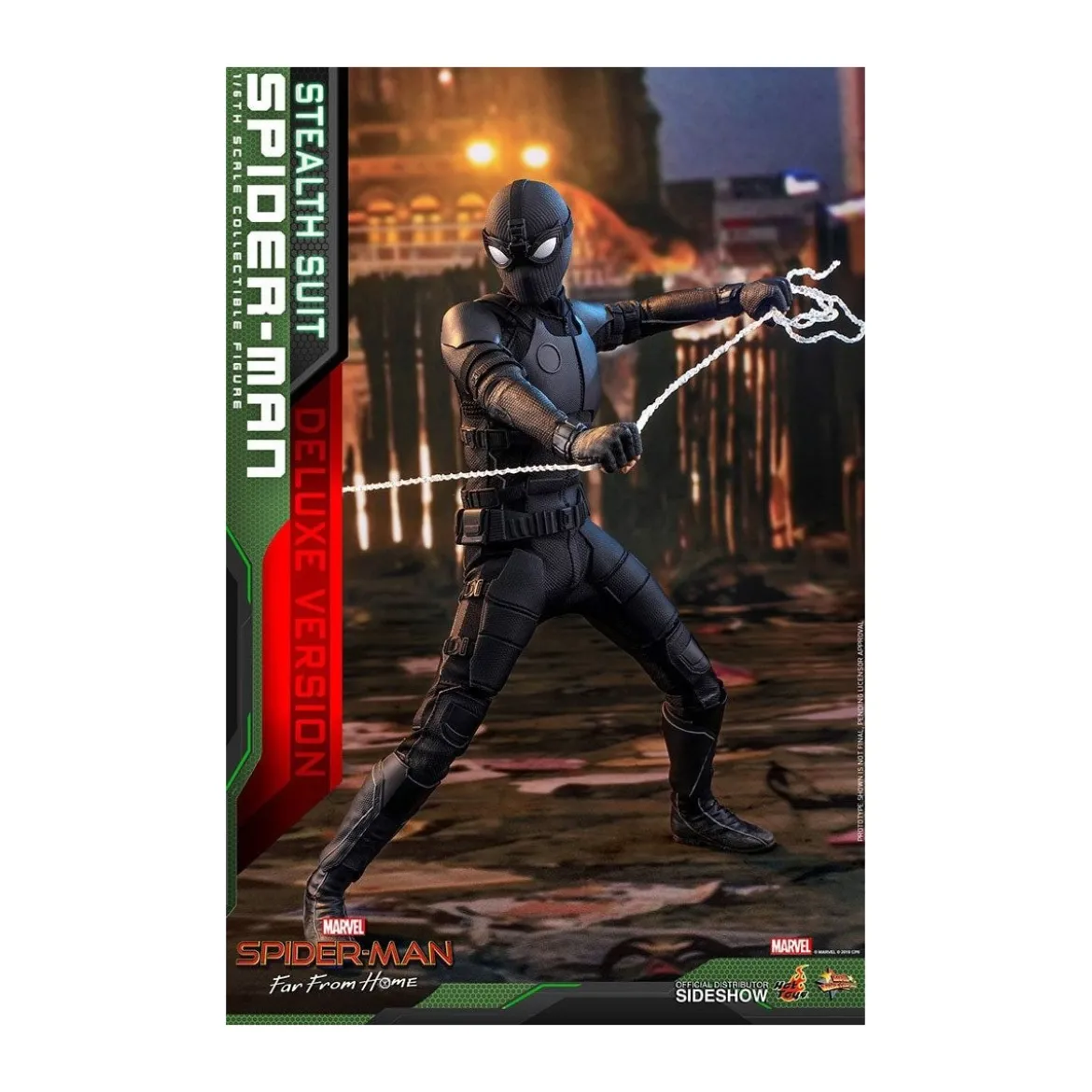 Hot Toys Spider-Man Far From Home Spider-Man (Stealth Suit) - Deluxe Version - 29cm