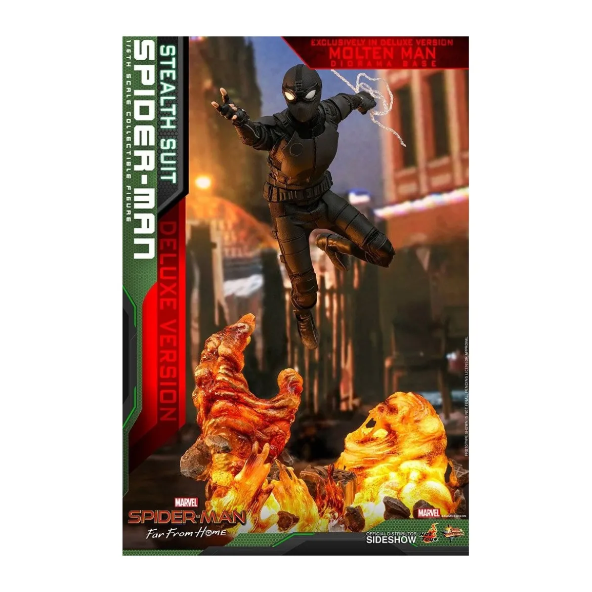 Hot Toys Spider-Man Far From Home Spider-Man (Stealth Suit) - Deluxe Version - 29cm