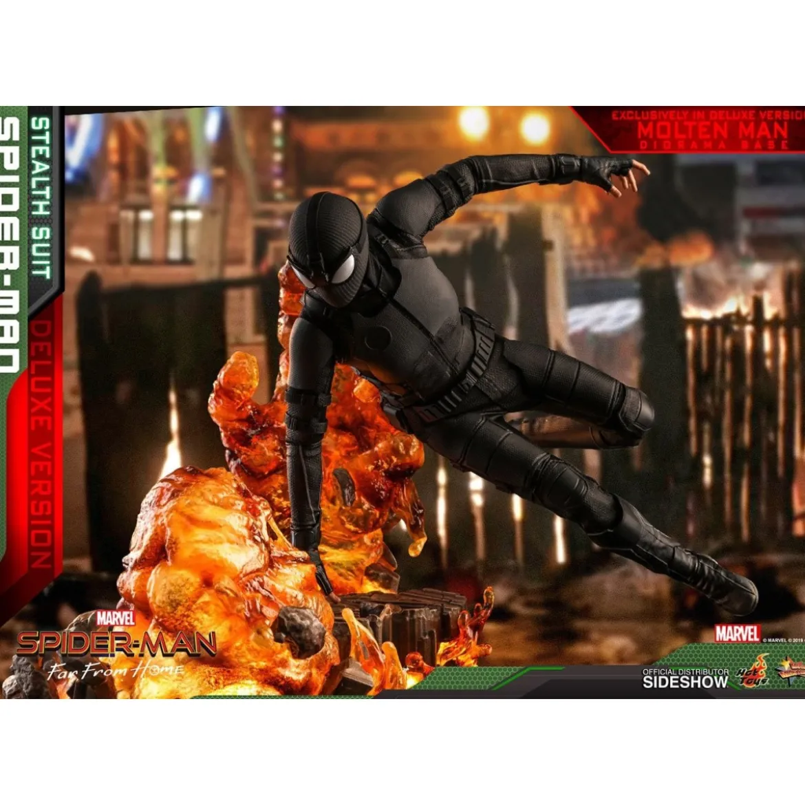 Hot Toys Spider-Man Far From Home Spider-Man (Stealth Suit) - Deluxe Version - 29cm