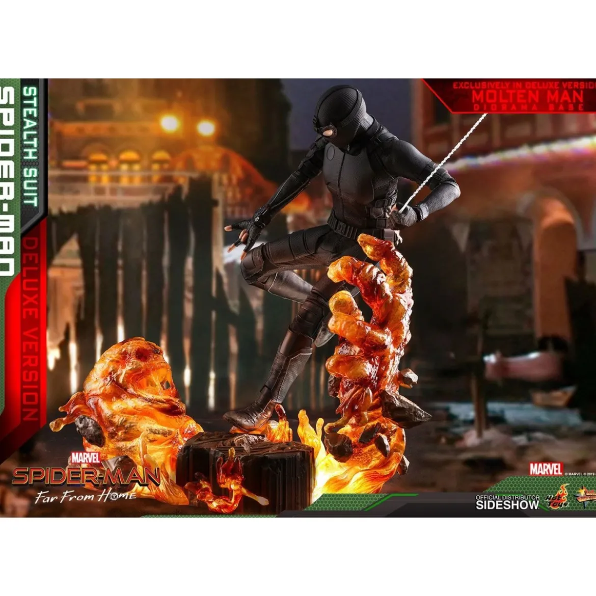 Hot Toys Spider-Man Far From Home Spider-Man (Stealth Suit) - Deluxe Version - 29cm