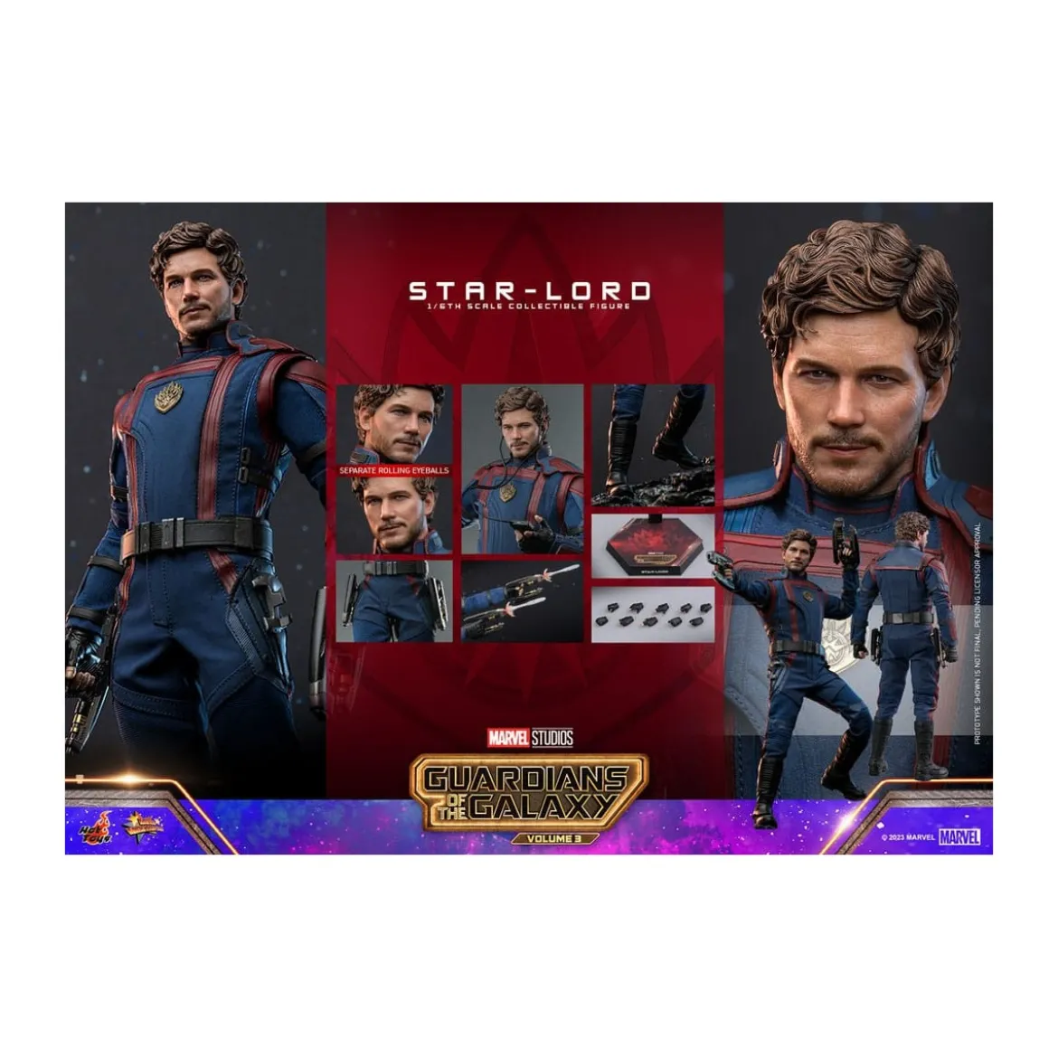 Hot Toys - Star-Lord - Les Gardiens de la Galaxie Vol.3 Movie Masterpiece Series 1/6