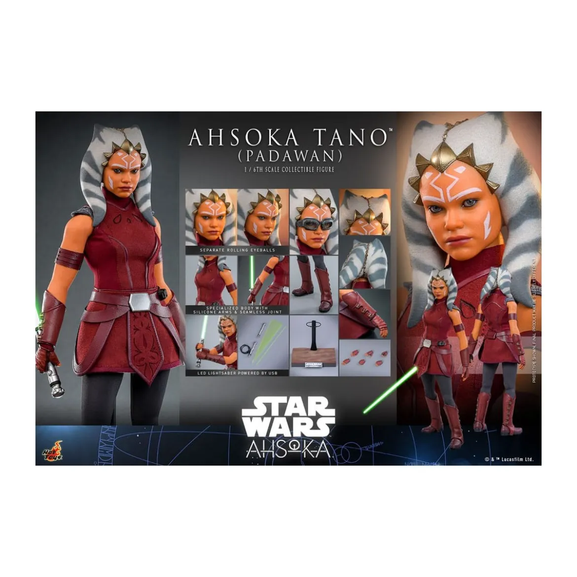 Hot Toys Star Wars - AHSOKA - Ahsoka Tano (Padawan) - 1/6