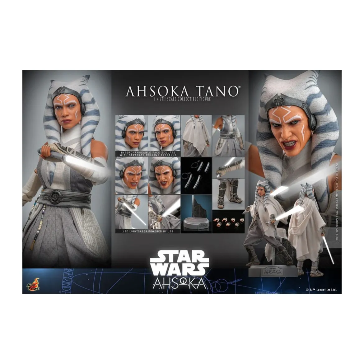Hot Toys Star Wars - AHSOKA - Ahsoka Tano 1/6