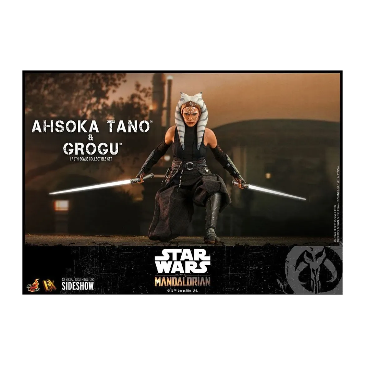 Hot Toys Star Wars - Ahsoka Tano & Grogu - The mandalorian 1/6