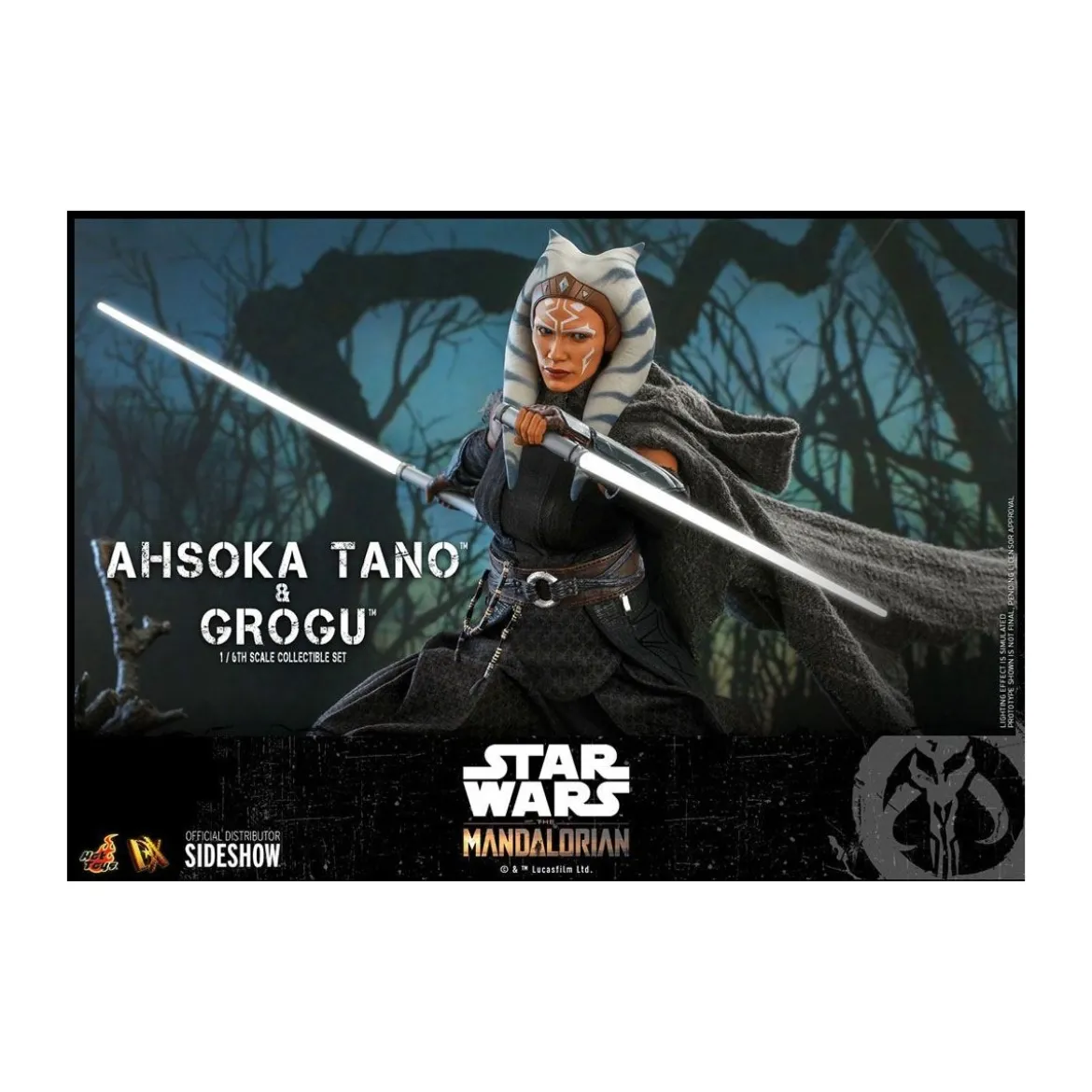 Hot Toys Star Wars - Ahsoka Tano & Grogu - The mandalorian 1/6