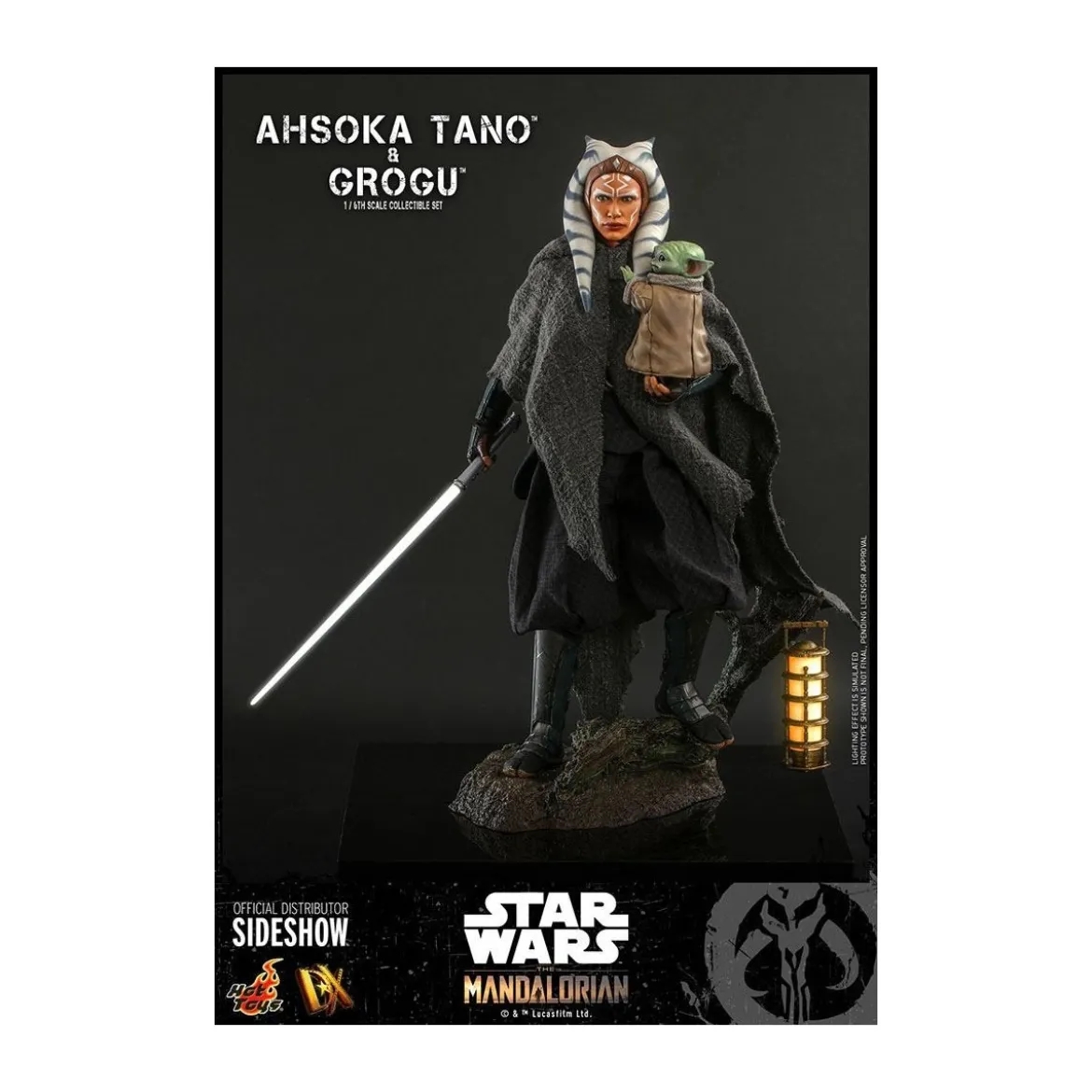 Hot Toys Star Wars - Ahsoka Tano & Grogu - The mandalorian 1/6