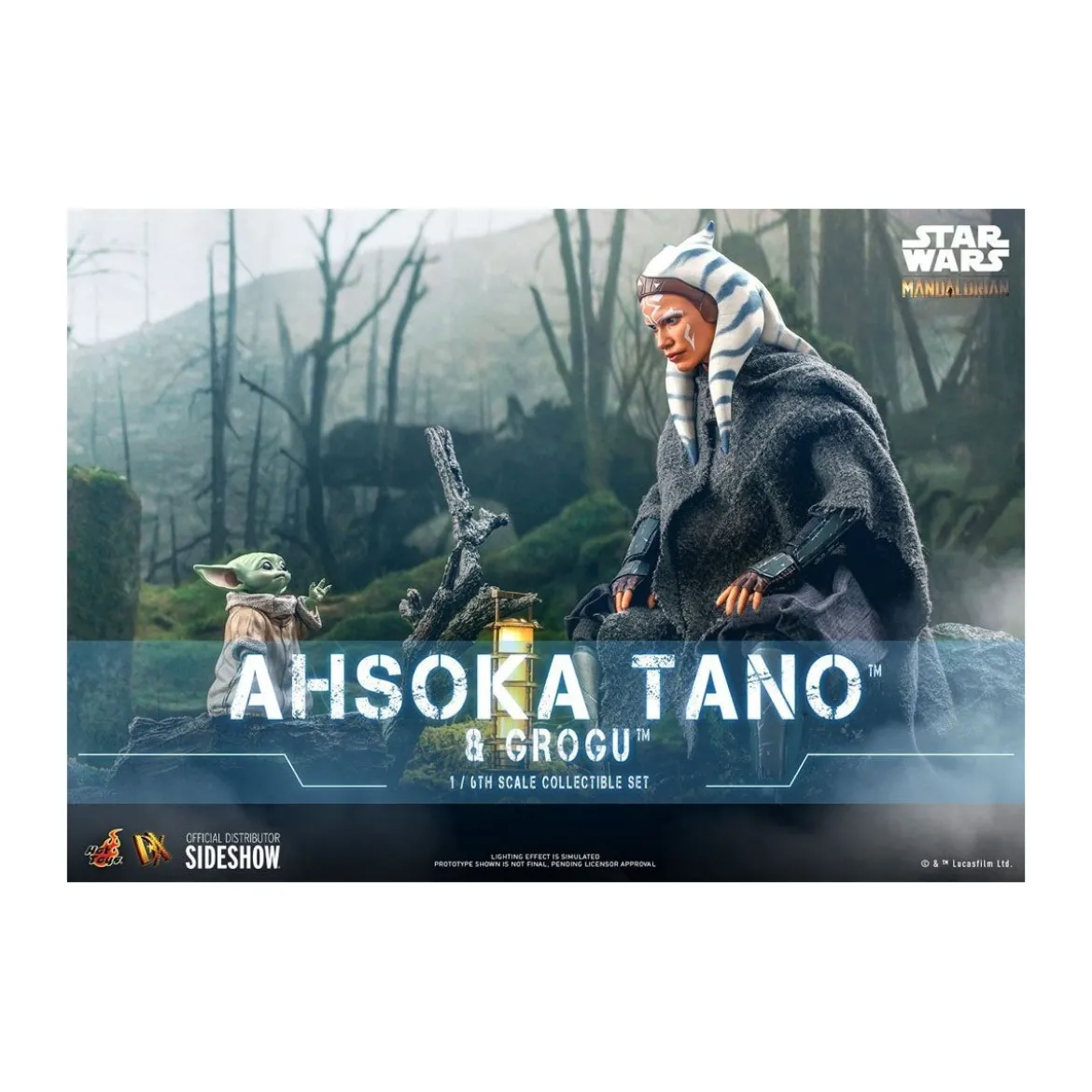 Hot Toys Star Wars - Ahsoka Tano & Grogu - The mandalorian 1/6