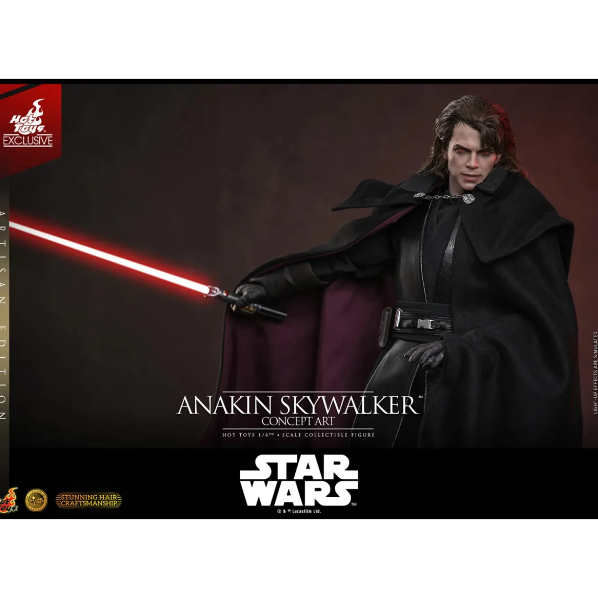 Hot toys Star Wars: Anakin Skywalker (Concept Art Version) (Artisan Edition) MMS 1/6 - Hot Toys Exclusive