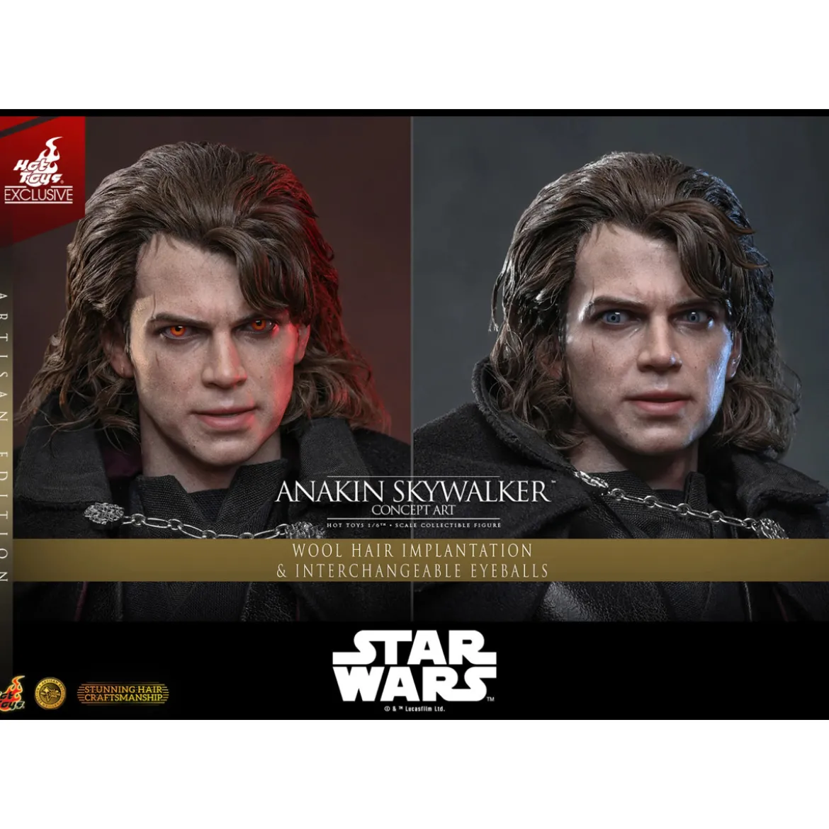 Hot toys Star Wars: Anakin Skywalker (Concept Art Version) (Artisan Edition) MMS 1/6 - Hot Toys Exclusive