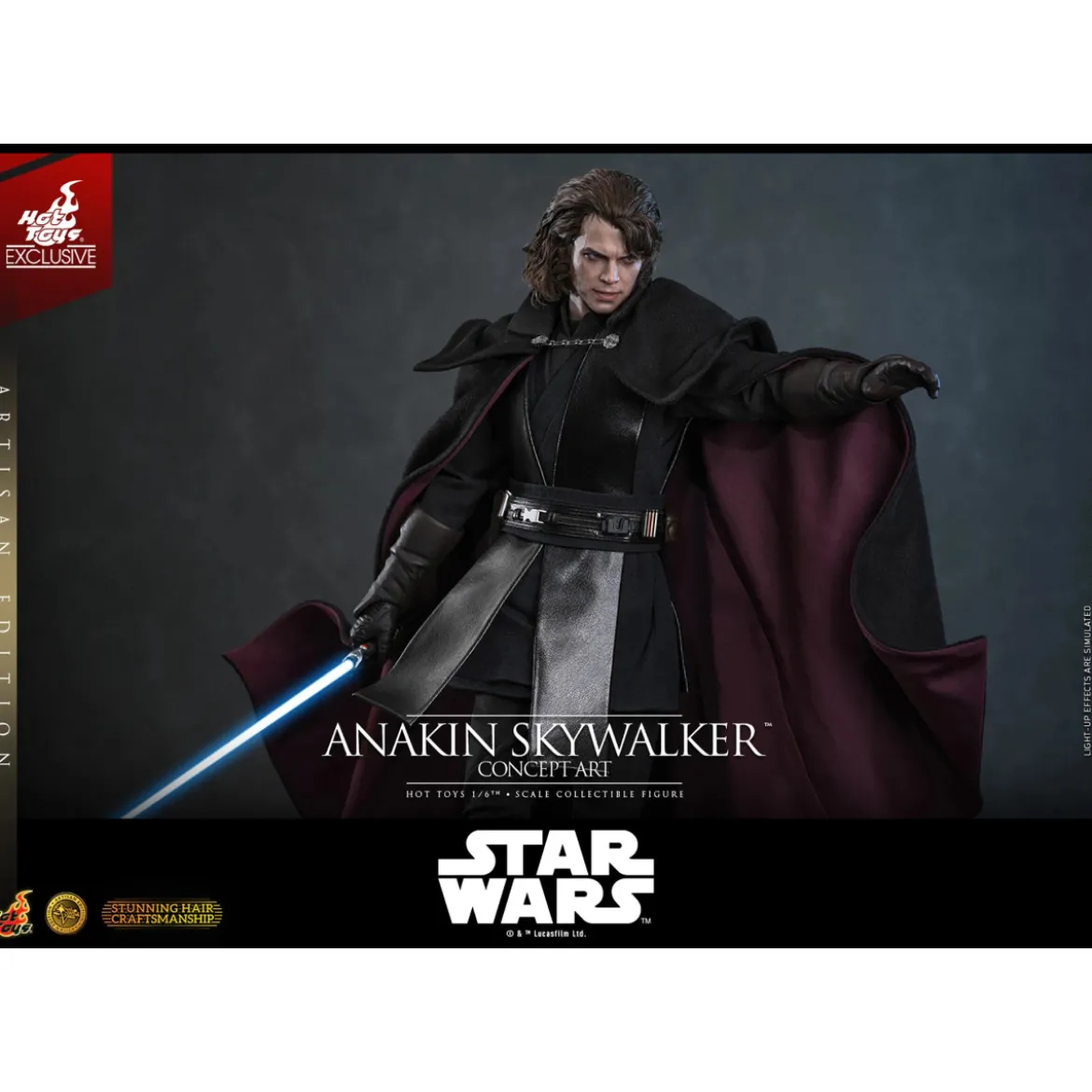 Hot toys Star Wars: Anakin Skywalker (Concept Art Version) (Artisan Edition) MMS 1/6 - Hot Toys Exclusive