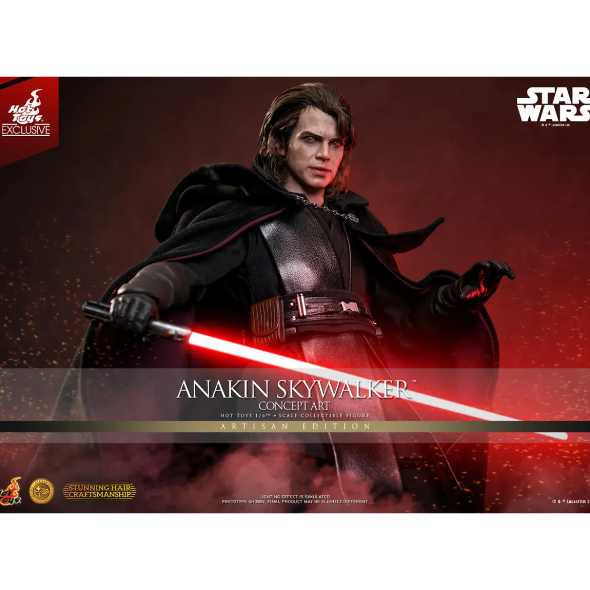 Hot toys Star Wars: Anakin Skywalker (Concept Art Version) (Artisan Edition) MMS 1/6 - Hot Toys Exclusive